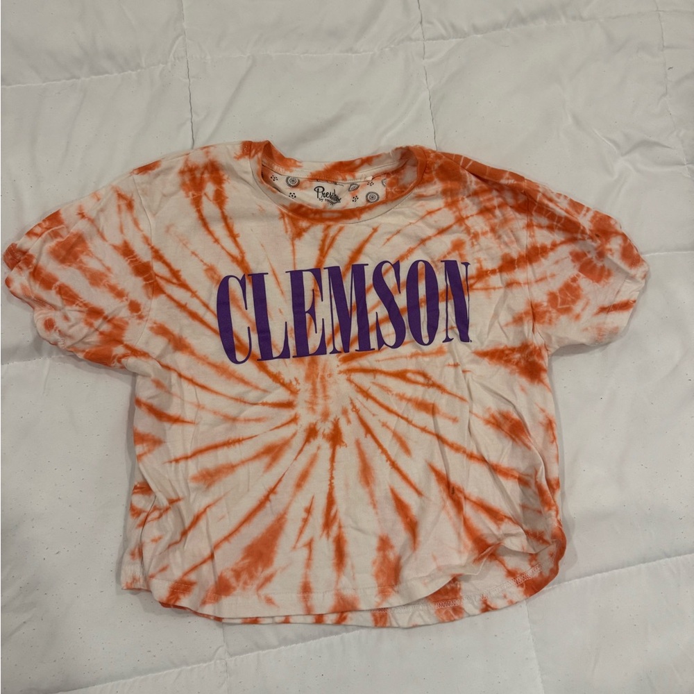 Clemson Tie-Dye Crop